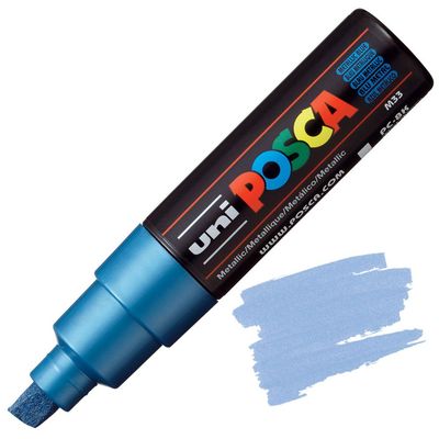 POSCA PC8K AZUL METÁLICO M33
