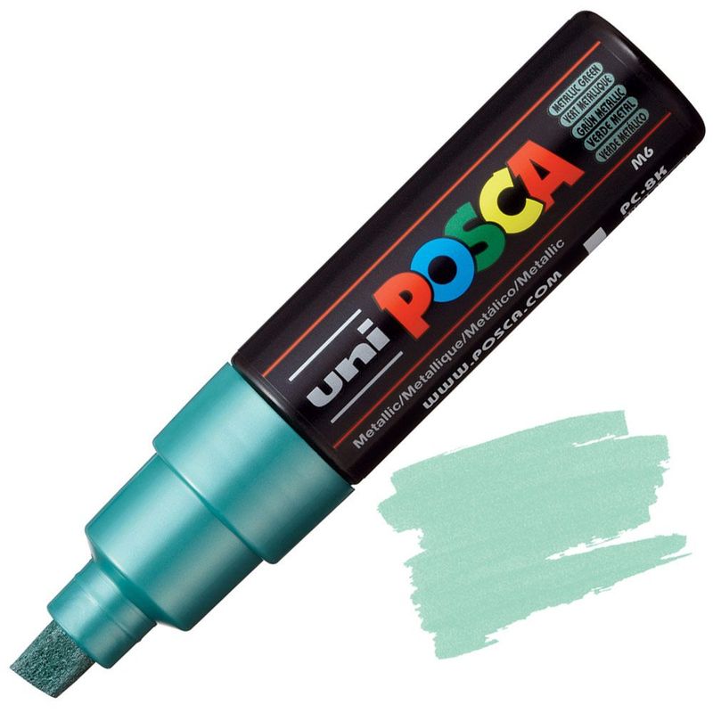 POSCA PC8K VERDE METÁLICO M6