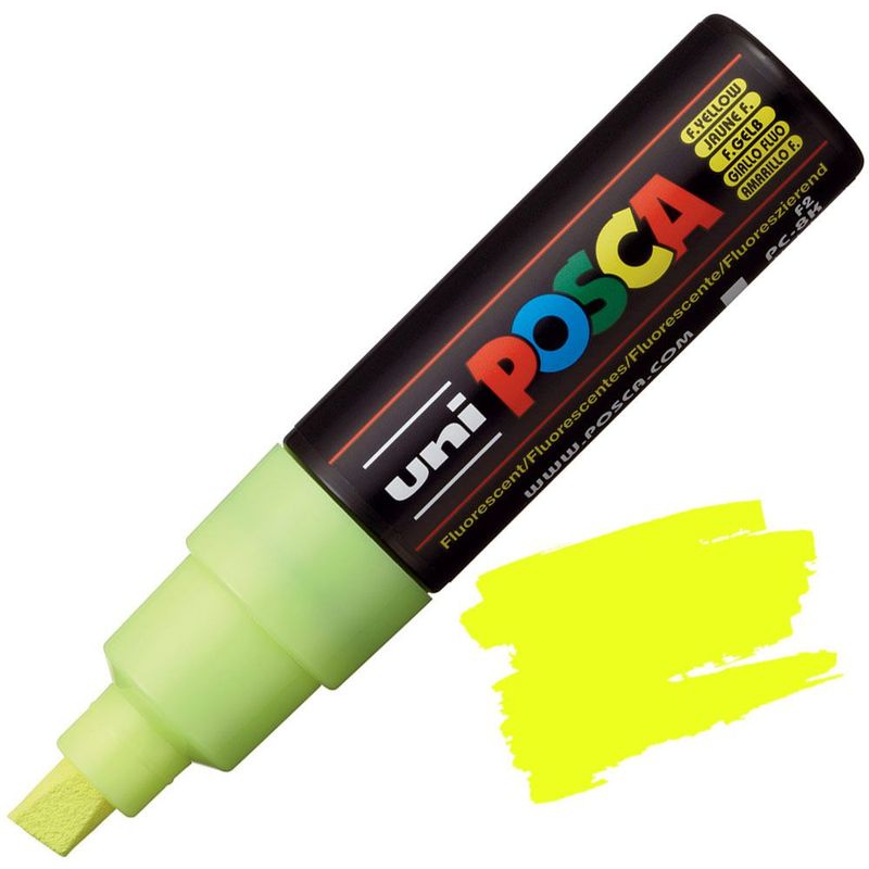 POSCA PC8K AMARILLO FLUOR F2