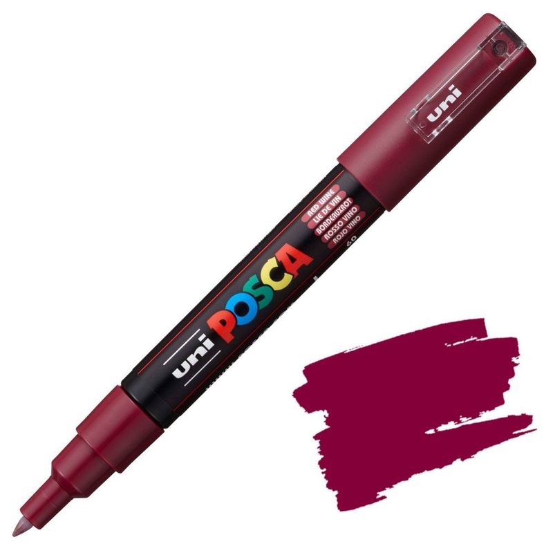 POSCA PC1MC ROJO VINO 60