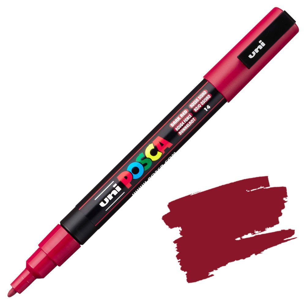 POSCA PC3M ROJO OSCURO 14