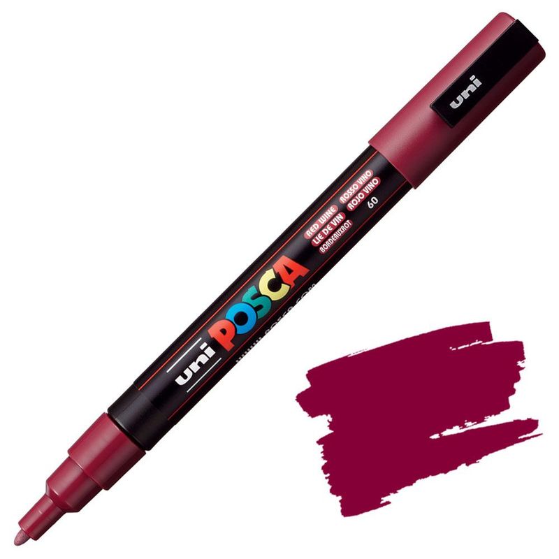 POSCA PC3M ROJO VINO 60
