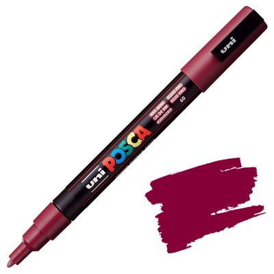 POSCA PC3M ROJO VINO 60