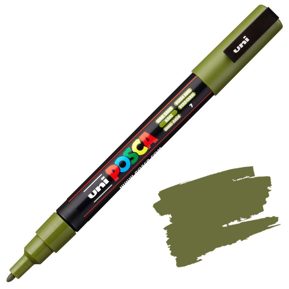POSCA PC3M VERDE KAKI 7