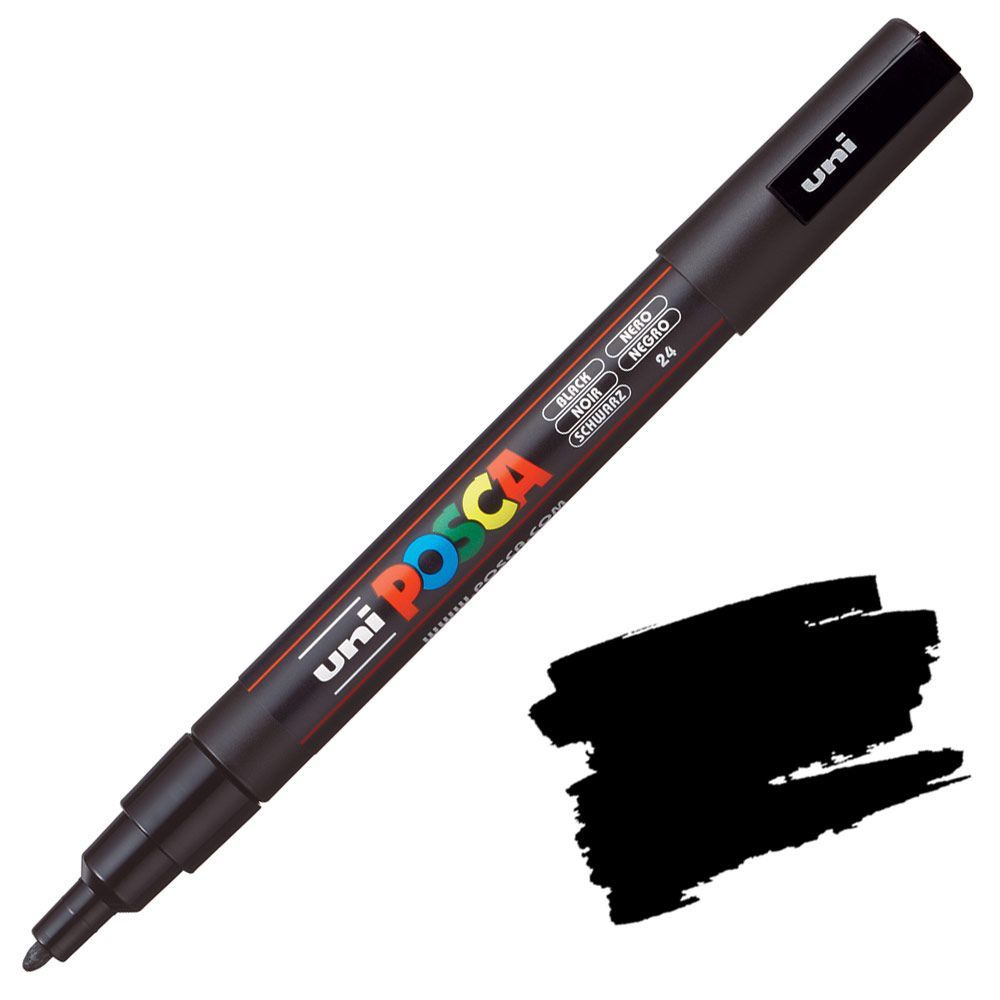 POSCA PC3M NEGRO 24