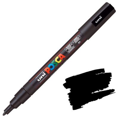 POSCA PC3M NEGRO 24