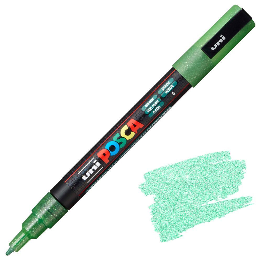 POSCA PC3ML VERDE PURPURINA 6