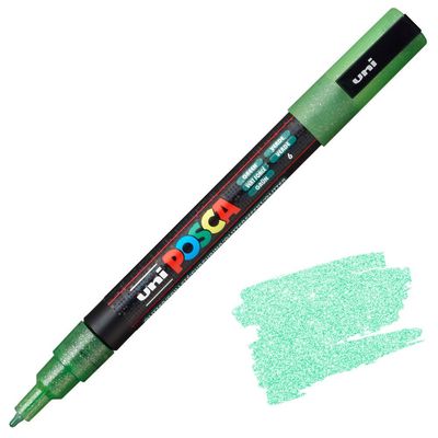 POSCA PC3ML VERDE PURPURINA 6