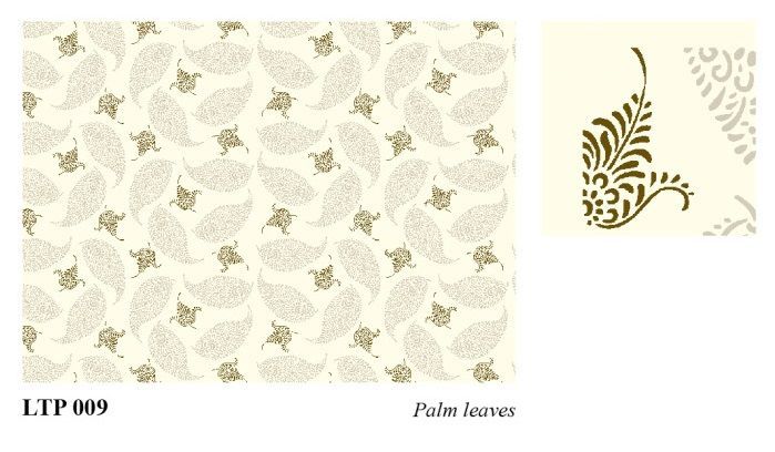 ROSSI 1931 PAPEL DECORADO LETTER PRESS PALMAS LTP 009