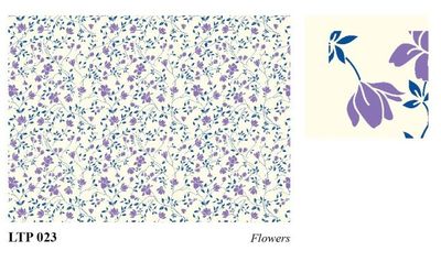 ROSSI 1931 PAPEL DECORADO LETTER PRESS FLORES LTP 023