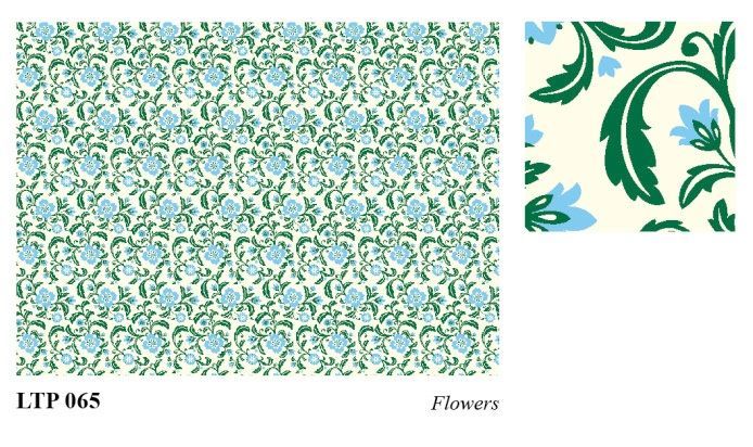 ROSSI 1931 PAPEL DECORADO LETTER PRESS FLORES LTP 065