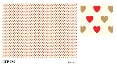 ROSSI 1931 PAPEL DECORADO LETTERPRESS GOLD CORAZONES LTP
089