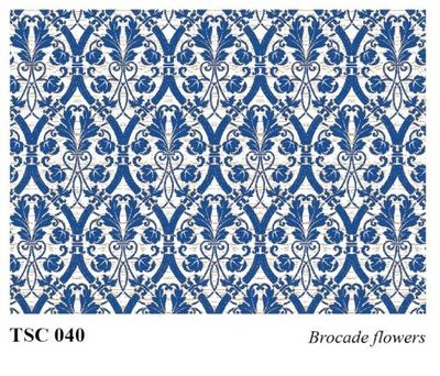 ROSSI 1931 PAPEL DECORADO FLORES BROCADO TSC 040