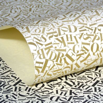 PAPEL DECORADO CALIGRAFÍA