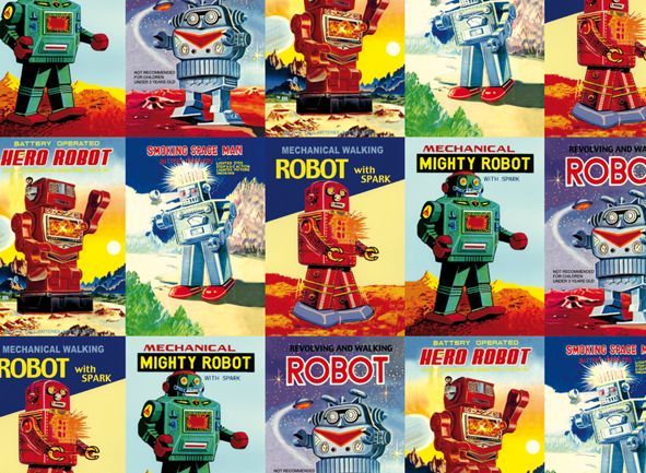 ROSSI 1931 PAPEL DECORADO ROBOT CRT 664