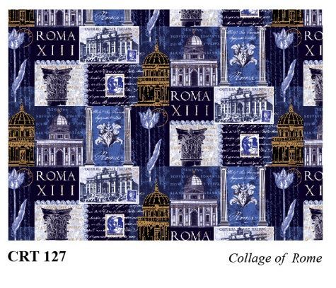 ROSSI 1931 PAPEL DECORADO VIAJES ROMA CRT 127