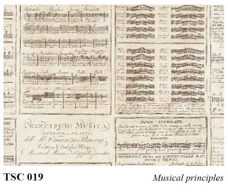 ROSSI 1931 PAPEL DECORADO PARTITURA TSC 019