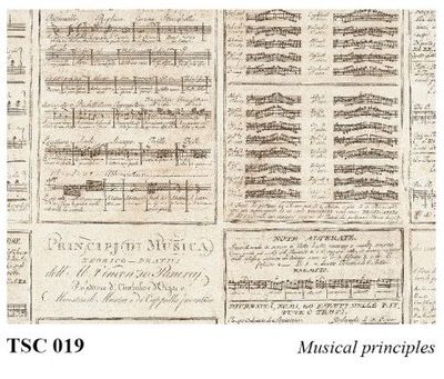 ROSSI 1931 PAPEL DECORADO PARTITURA TSC 019