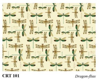 ROSSI 1931 PAPEL DECORADO NATURALEZA LIBÉLULAS CRT 101