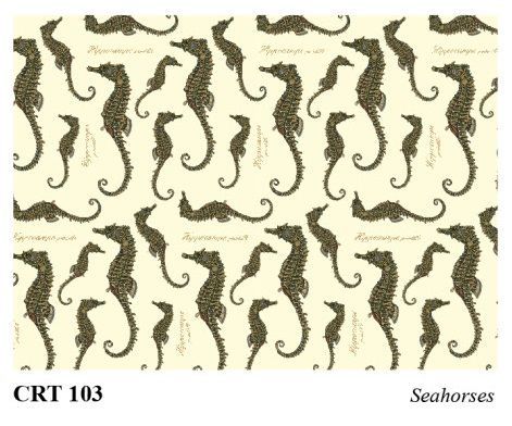 ROSSI 1931 PAPEL DECORADO NATURALEZA CABALLITO DE MAR CRT 103