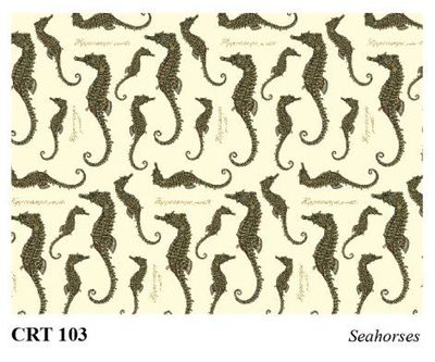 ROSSI 1931 PAPEL DECORADO NATURALEZA CABALLITO DE MAR CRT 103