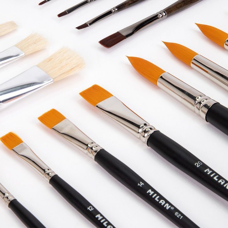 PINCEL MILAN PLANO PREMIUM SYNTHETIC SERIE 621