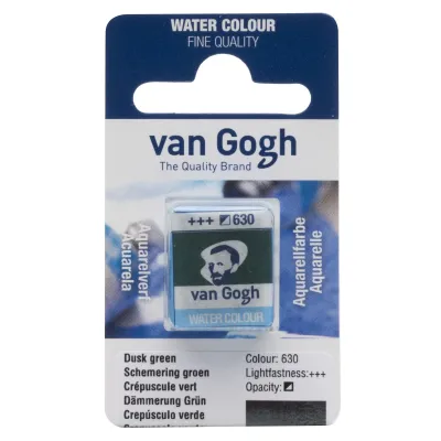 VAN GOGH ACUARELA 630 CREPÚSCULO VERDE