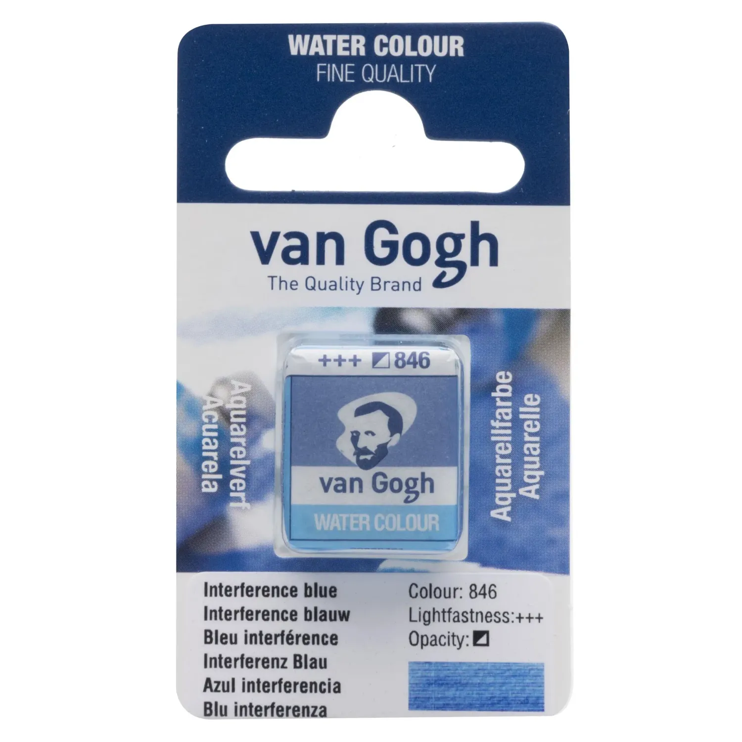 VAN GOGH ACUARELA 846 AZUL INTERFERENCIA
