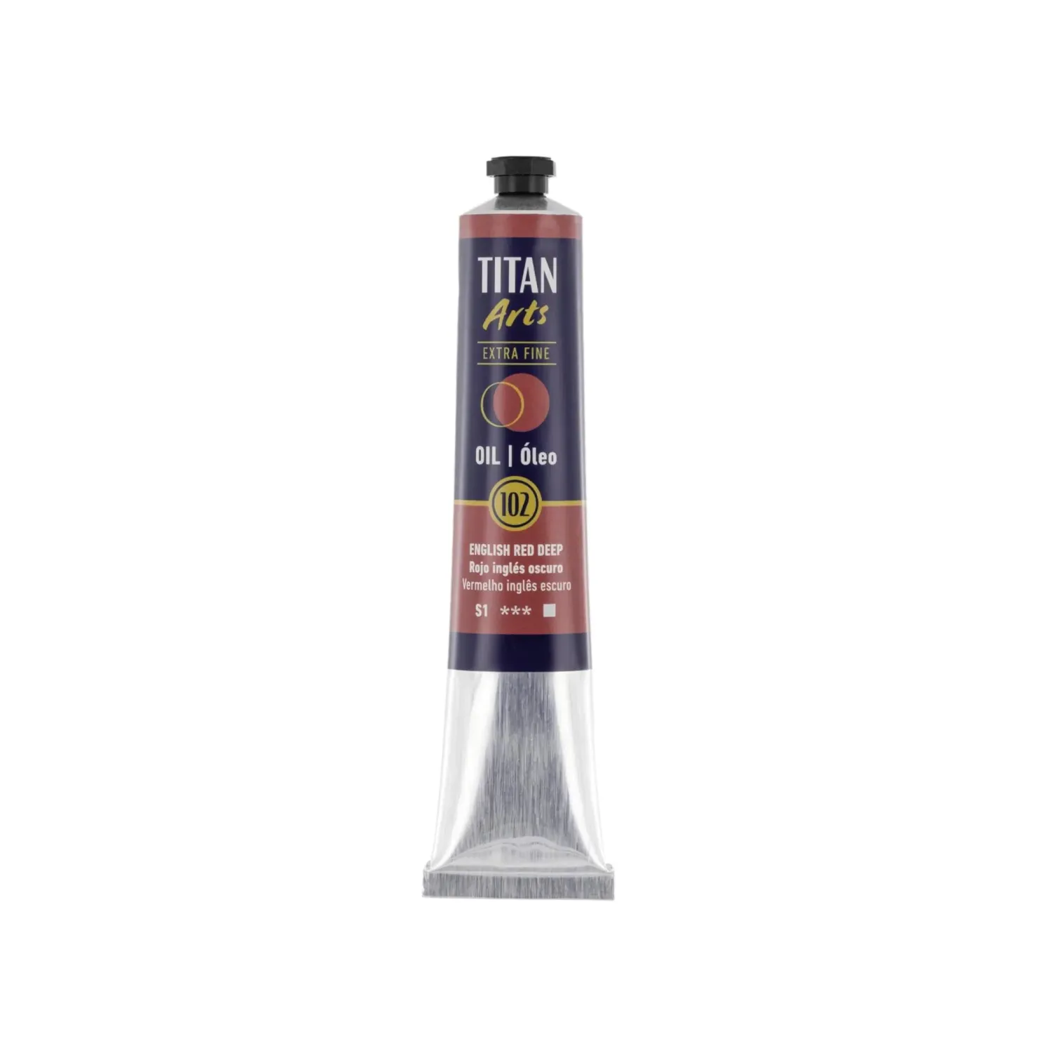 TITAN ARTS ÓLEO EXTRAFINO 102 ROJO INGLÉS OSCURO