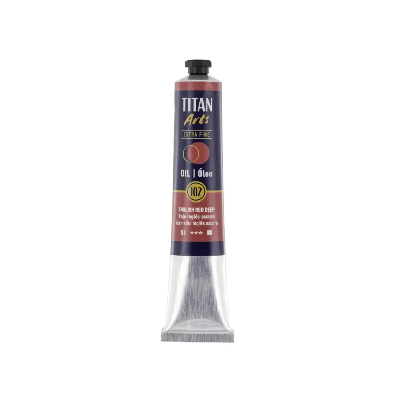 TITAN ARTS ÓLEO EXTRAFINO 102 ROJO INGLÉS OSCURO