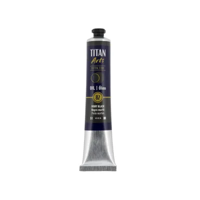 TITAN ARTS ÓLEO EXTRAFINO 82 NEGRO MARFIL