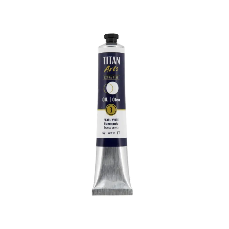 TITAN ARTS ÓLEO EXTRAFINO 3 BLANCO PERLA