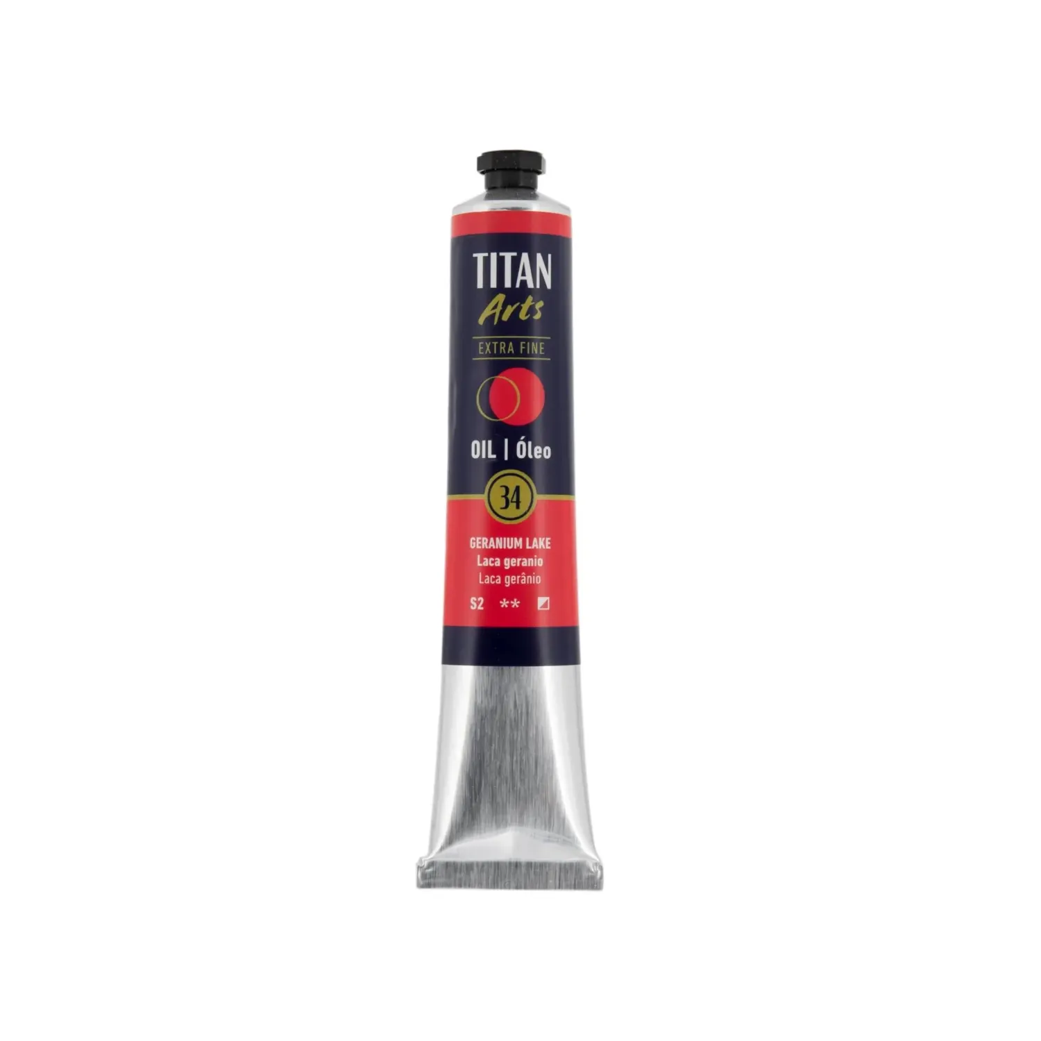 TITAN ARTS ÓLEO EXTRAFINO 34 LACA GERANIO