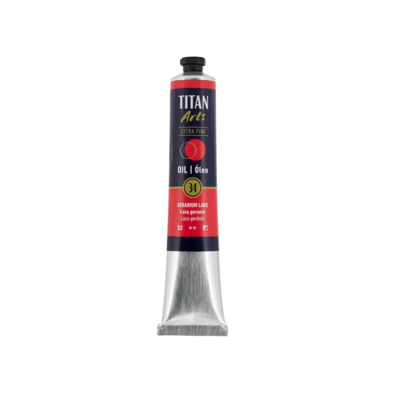 TITAN ARTS ÓLEO EXTRAFINO 34 LACA GERANIO
