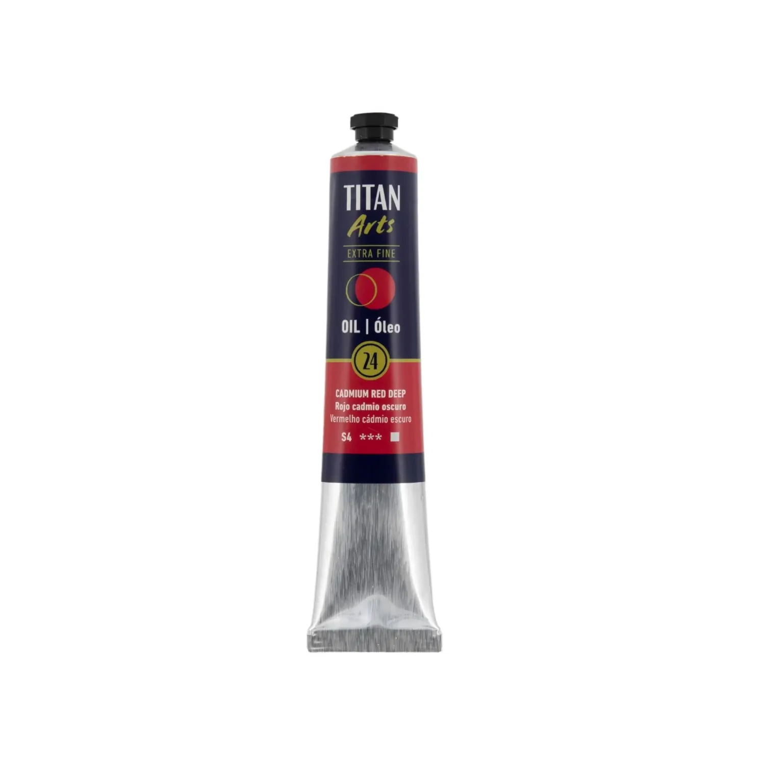 TITAN ARTS ÓLEO EXTRAFINO 24 ROJO CADMIO OSCURO