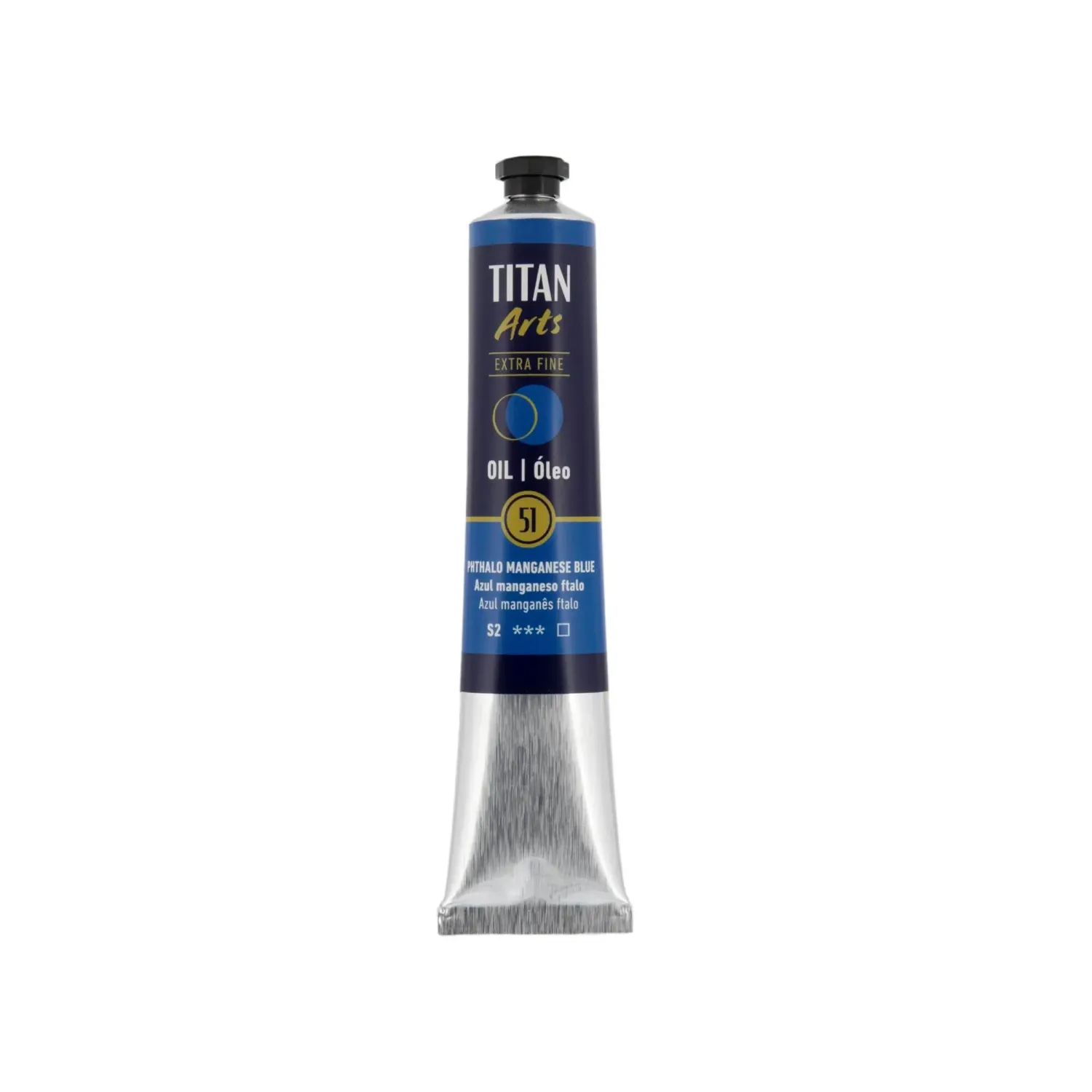 TITAN ARTS ÓLEO EXTRAFINO 51 AZUL MANGANESO FTALO