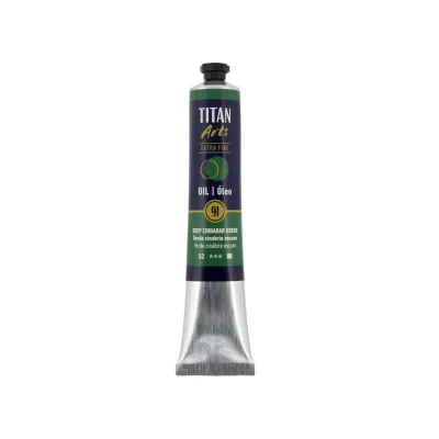 TITAN ARTS ÓLEO EXTRAFINO 91 VERDE CINABRIO OSCURO