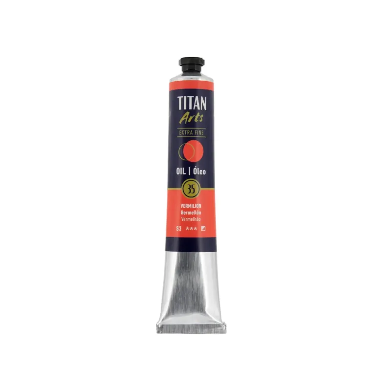 TITAN ARTS ÓLEO EXTRAFINO 35 BERMELLÓN