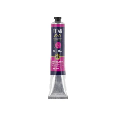 TITAN ARTS ÓLEO EXTRAFINO 60 VIOLETA COBALTO CLARO