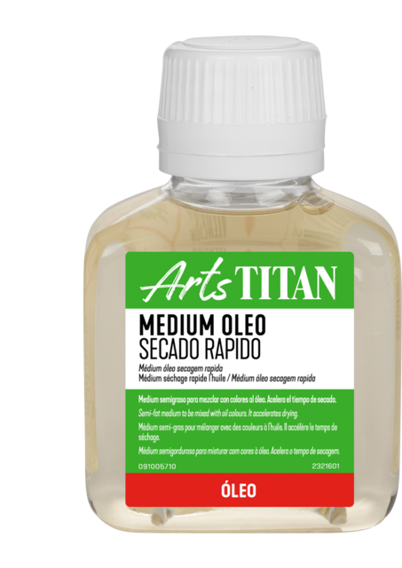 TITAN ARTS MÉDIUM ÓLEO SECADO RÁPIDO