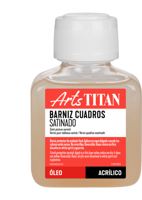 TITAN ARTS BARNIZ CUADROS SATINADO