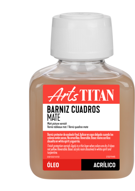 TITAN ARTS BARNIZ CUADROS MATE