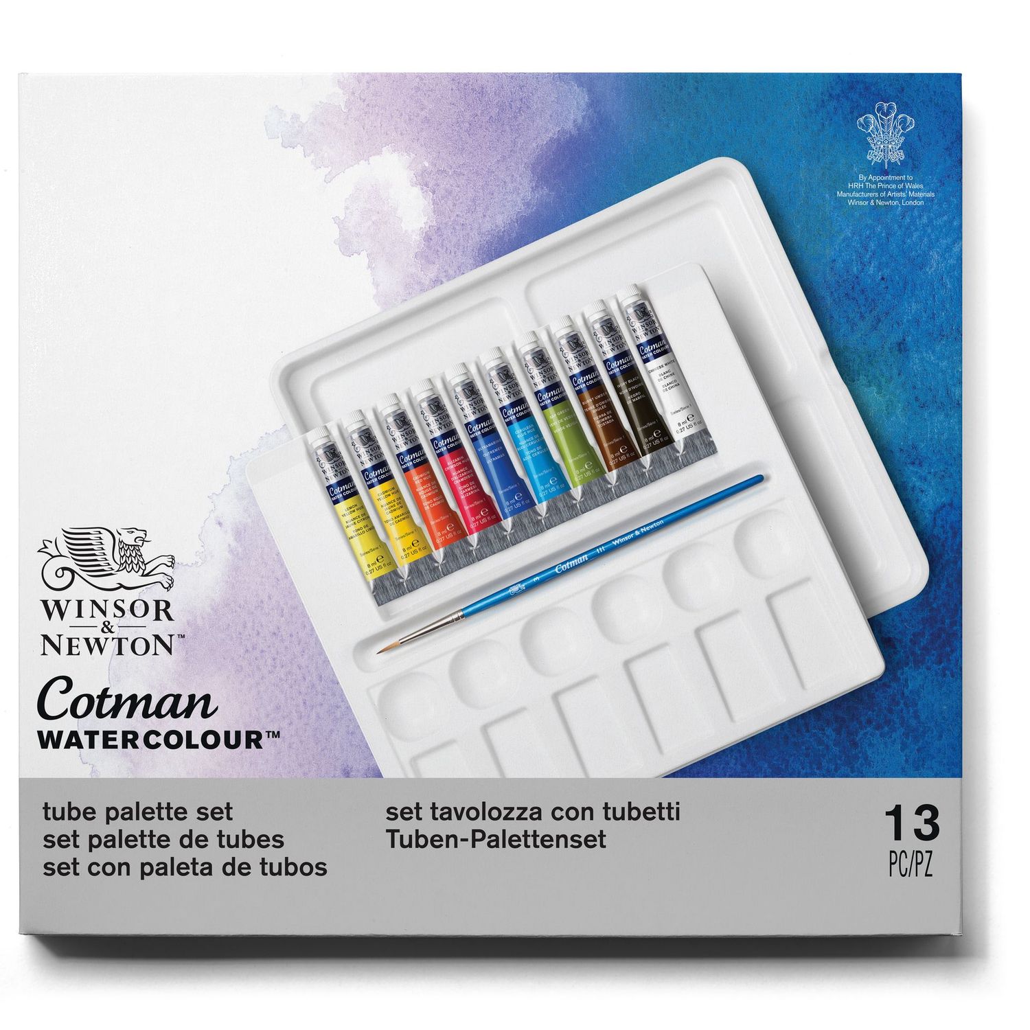 WINSOR & NEWTON ACUARELA COTMAN SET CON PALETA