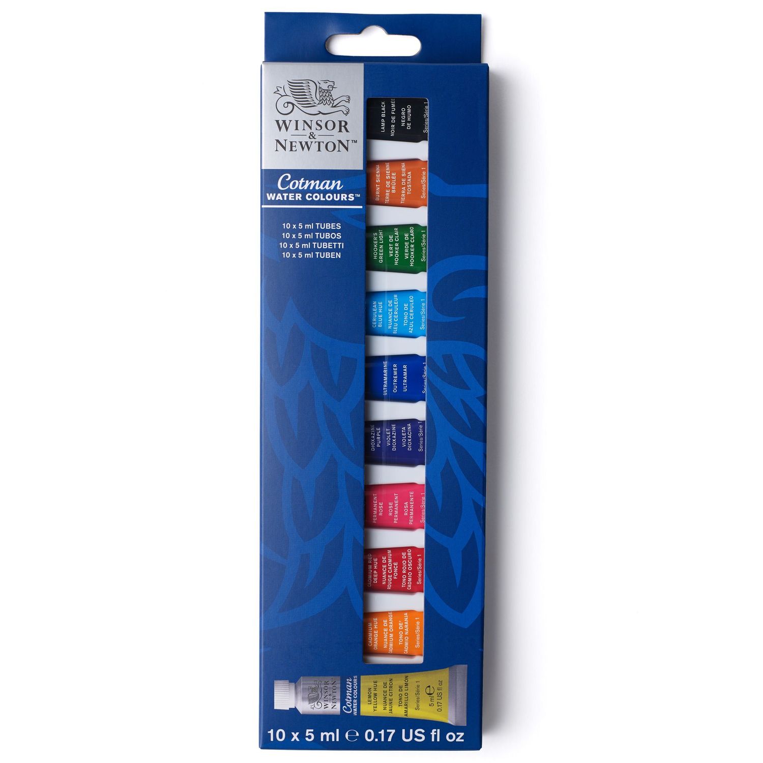 WINSOR & NEWTON ACUARELA COTMAN CAJA DE 15 TUBOS