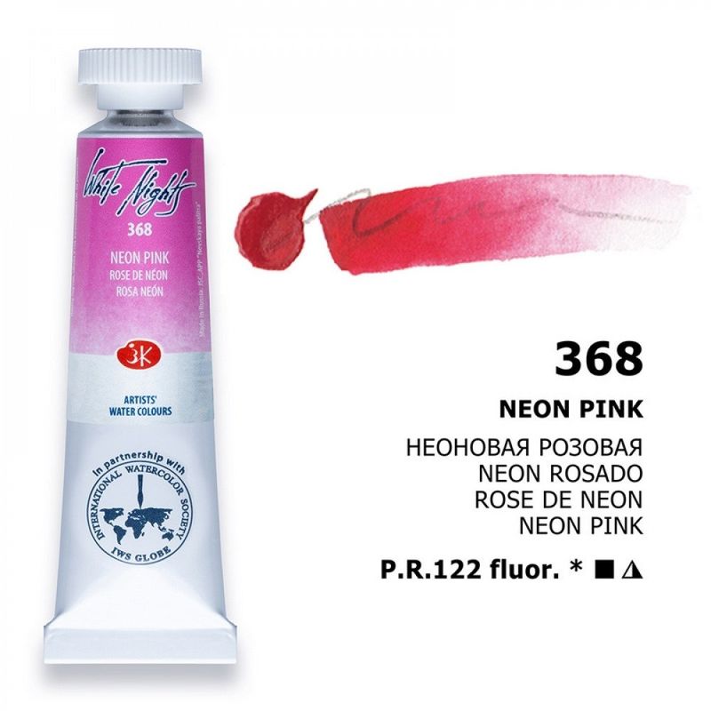 WHITE NIGHTS ACUARELA 368 ROSA NEON