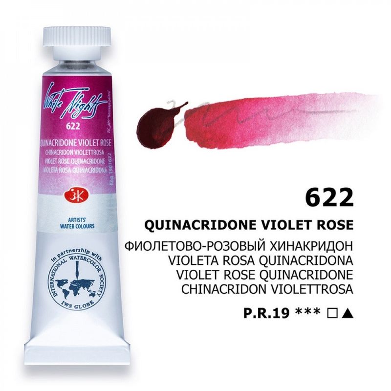WHITE NIGHTS ACUARELA 622 VIOLETA ROSA QUINACRIDONA