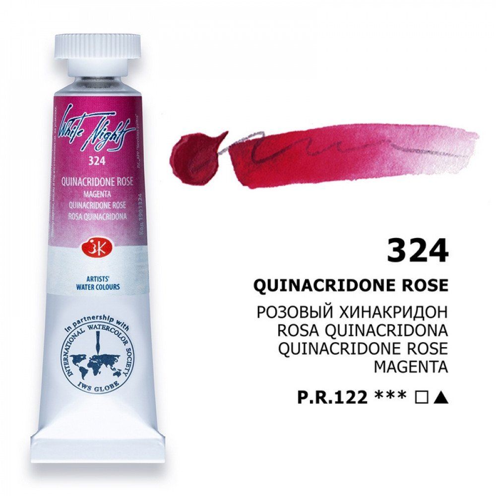 WHITE NIGHTS ACUARELA 324 ROSA QUINACRIDONA