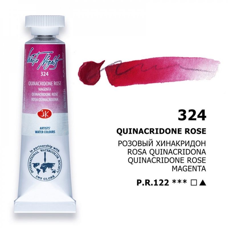 WHITE NIGHTS ACUARELA 324 ROSA QUINACRIDONA