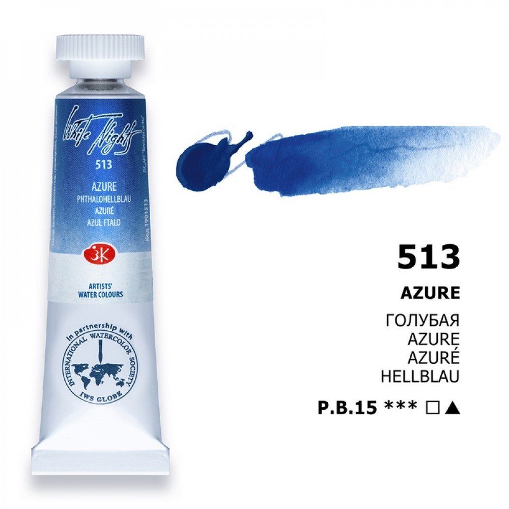 WHITE NIGHTS ACUARELA 513 AZUL FTALO