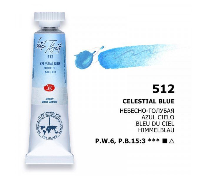 WHITE NIGHTS ACUARELA 512 AZUL CIELO